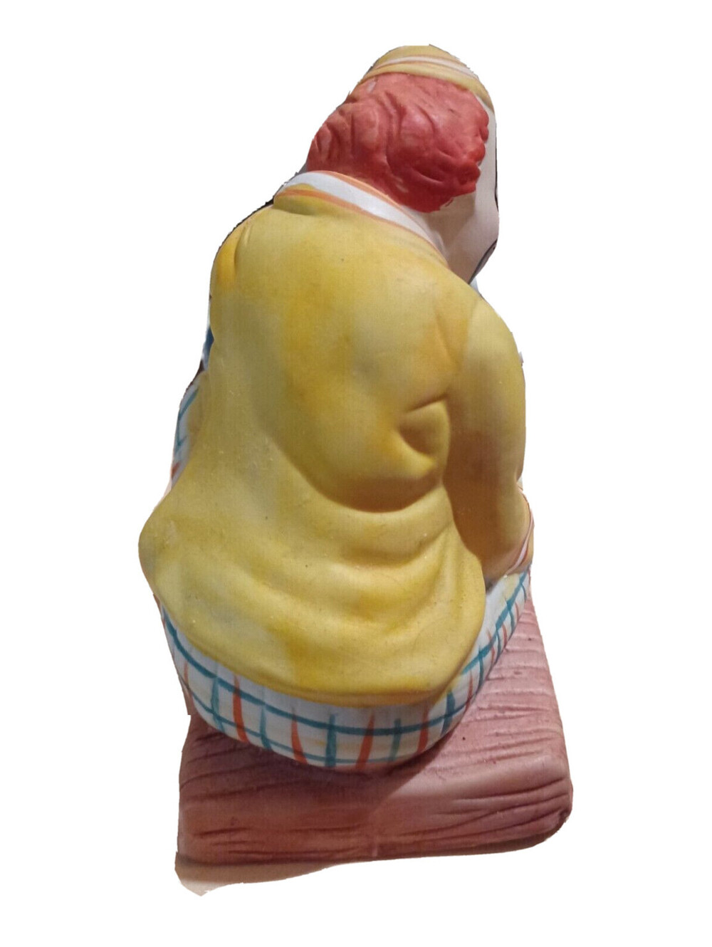 Collectible Ceramic Circus Clown Sleeping On Ball Figurine - Picture 4 of 4